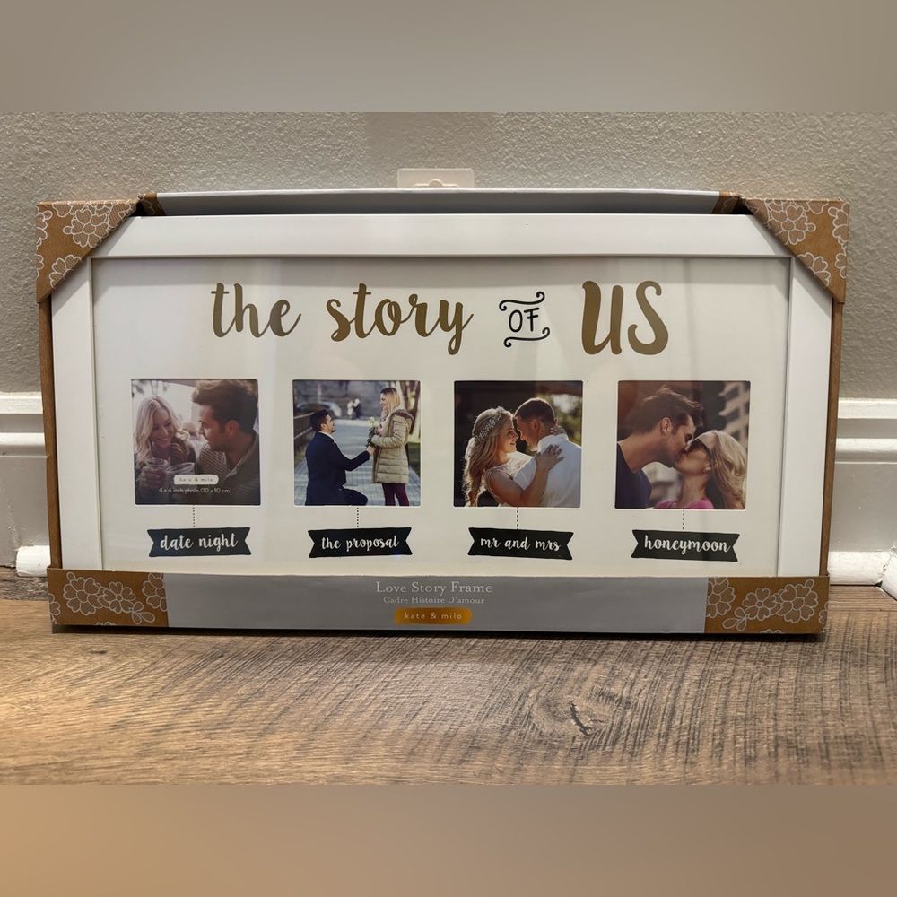 Kate and Milo Love Story Frame